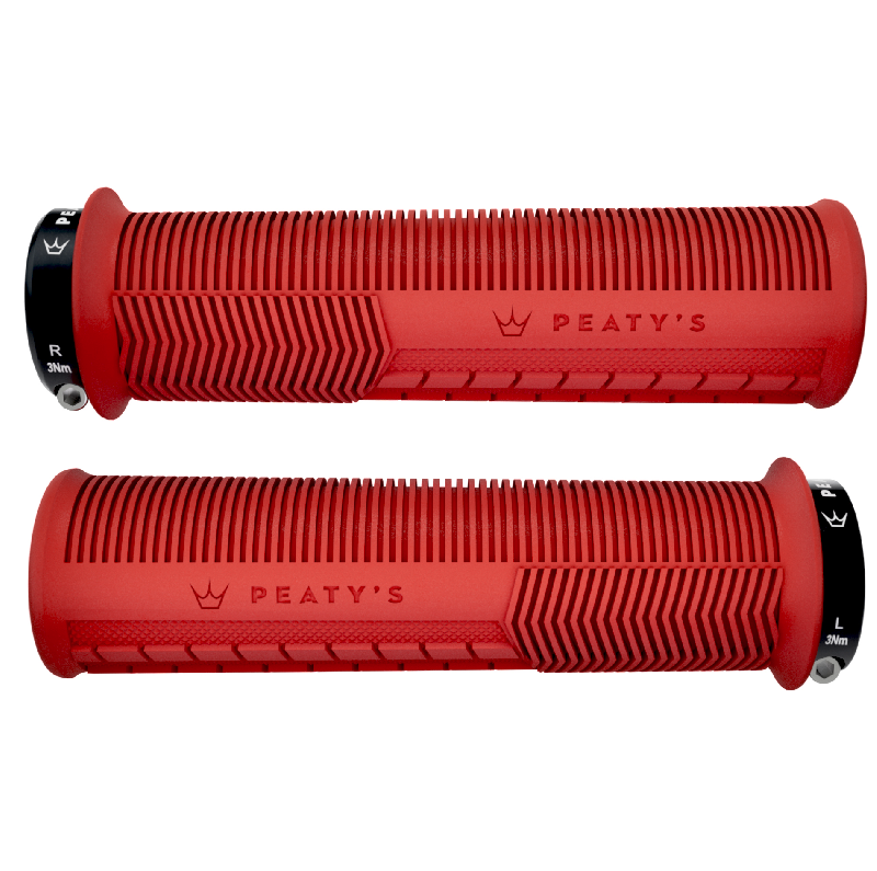 PEATY'S MONARCH MUSHROOM Grips Rød