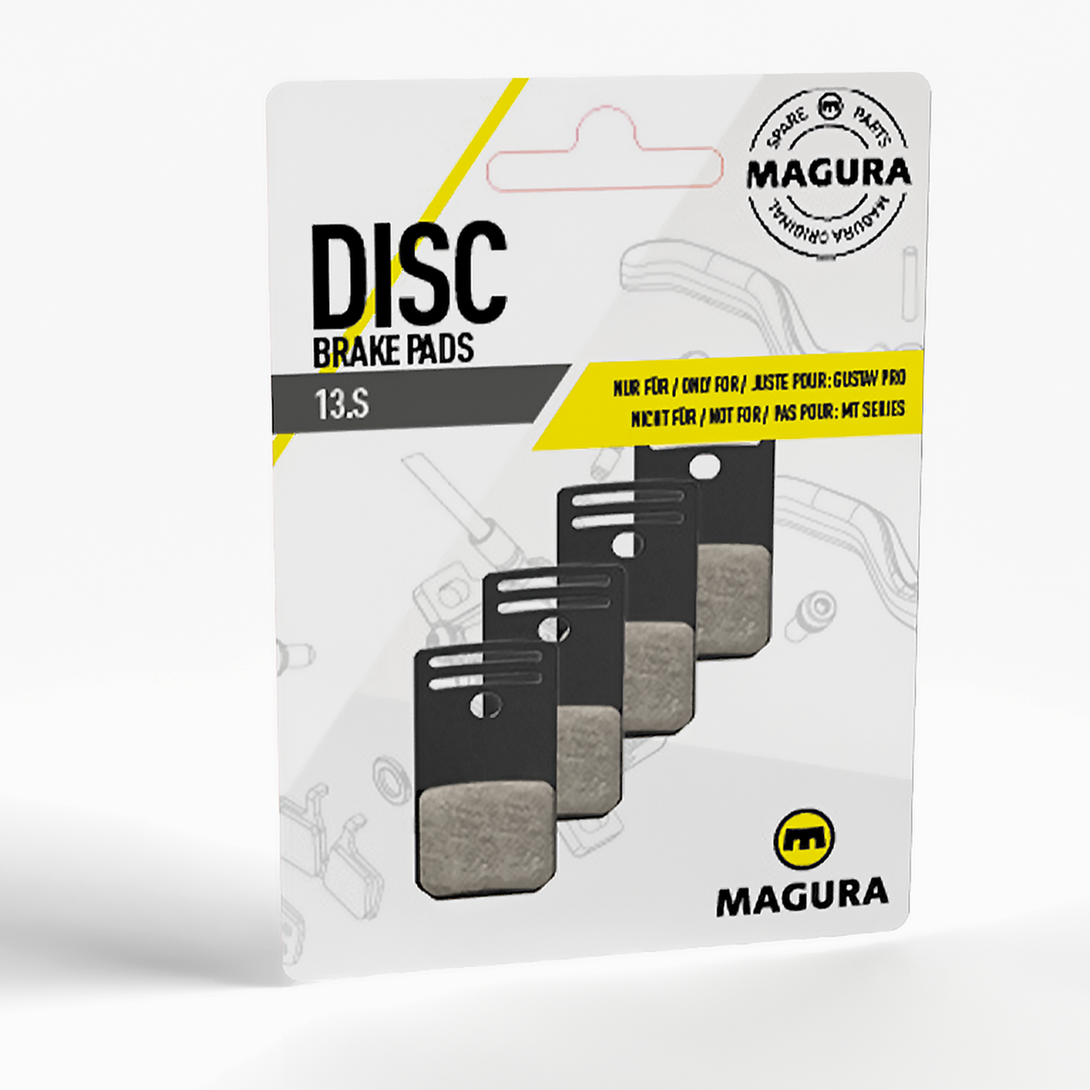 MAGURA GUSTAV PRO 13.S Organické destičky (balení po 4 kusech)