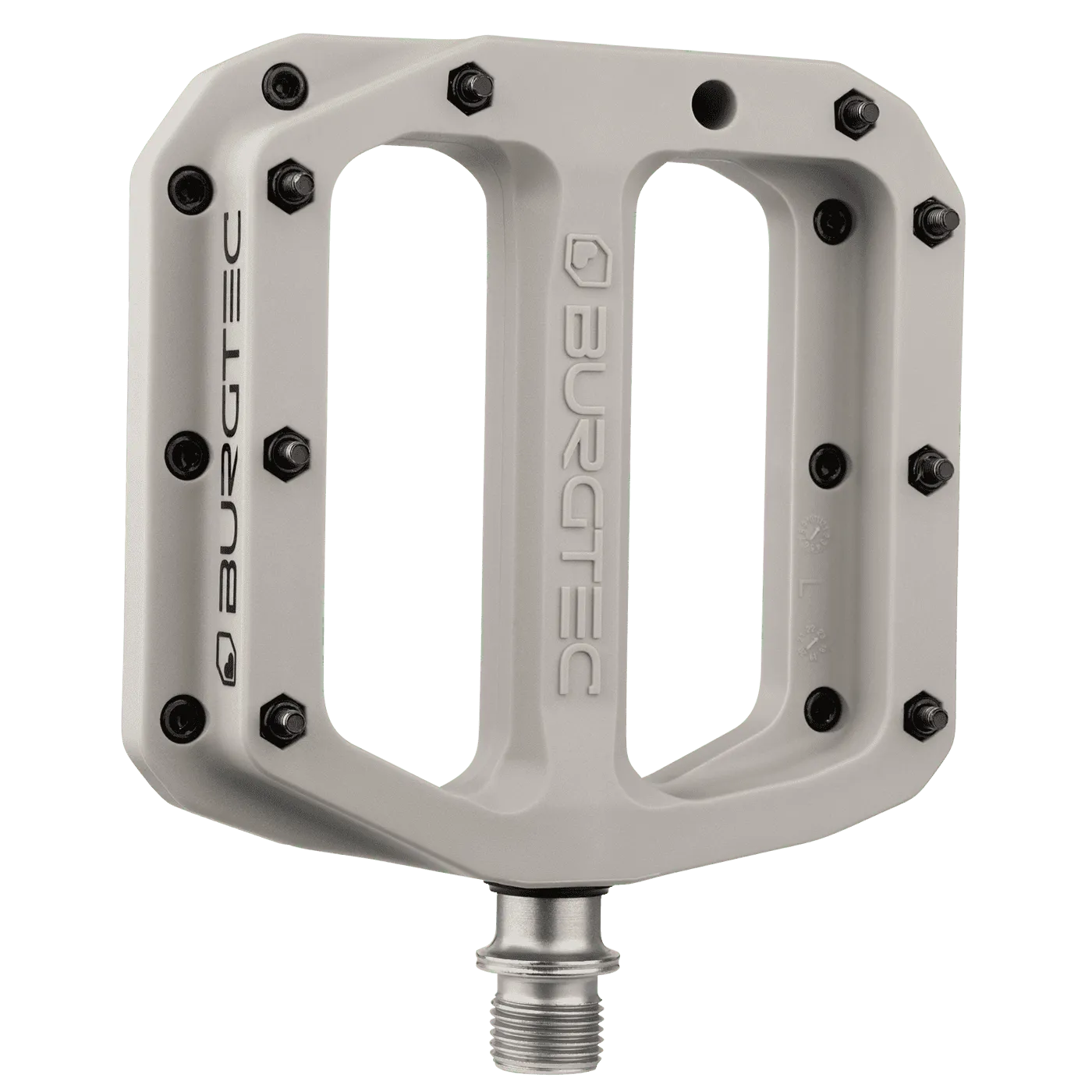 BURGTEC MK4 Composite Nase Grey fladpedaler