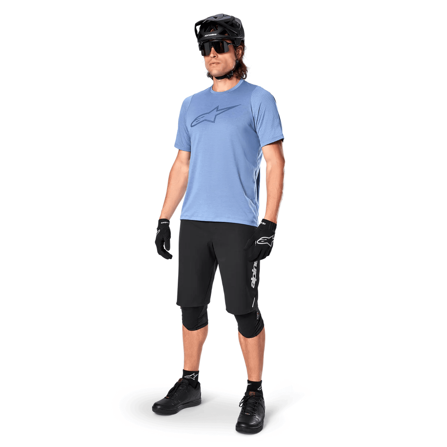 ALPINESTARS A-DURA ASTAR Dres s krátkým rukávem modrý