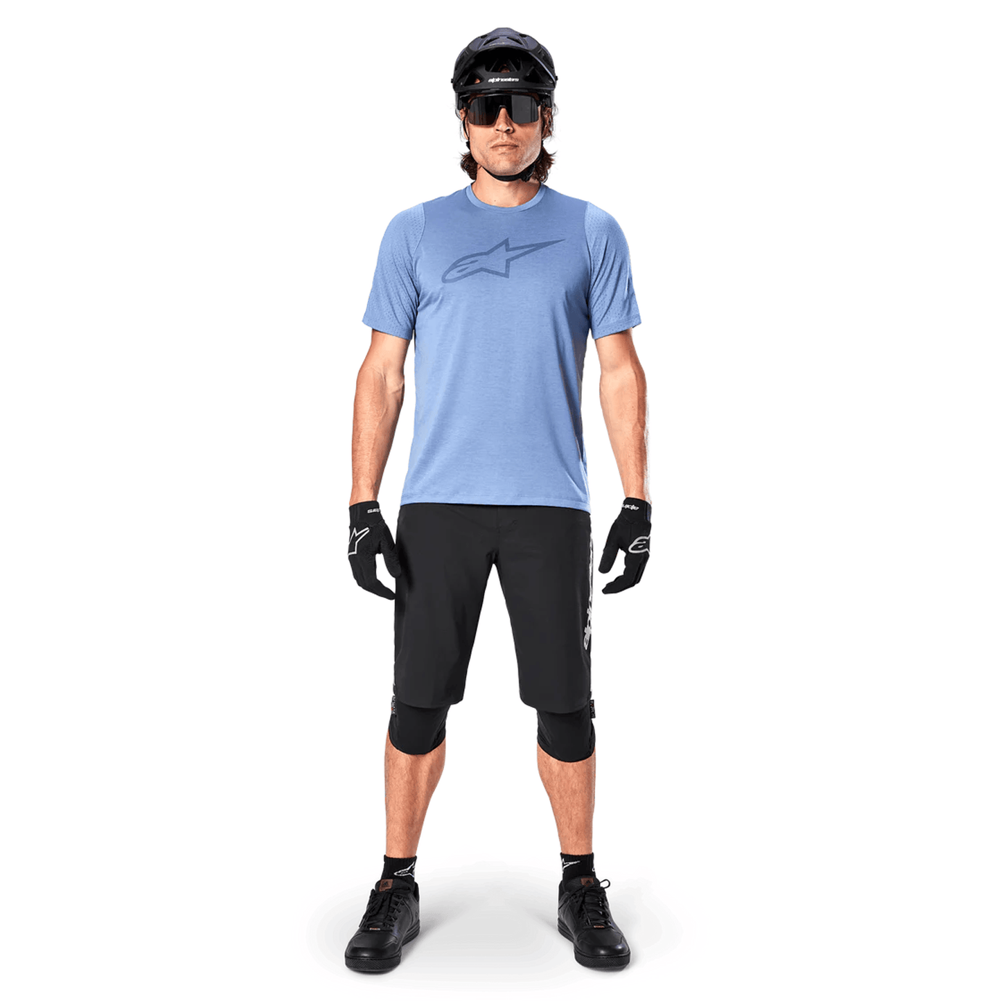 ALPINESTARS A-DURA ASTAR Dres s krátkým rukávem modrý