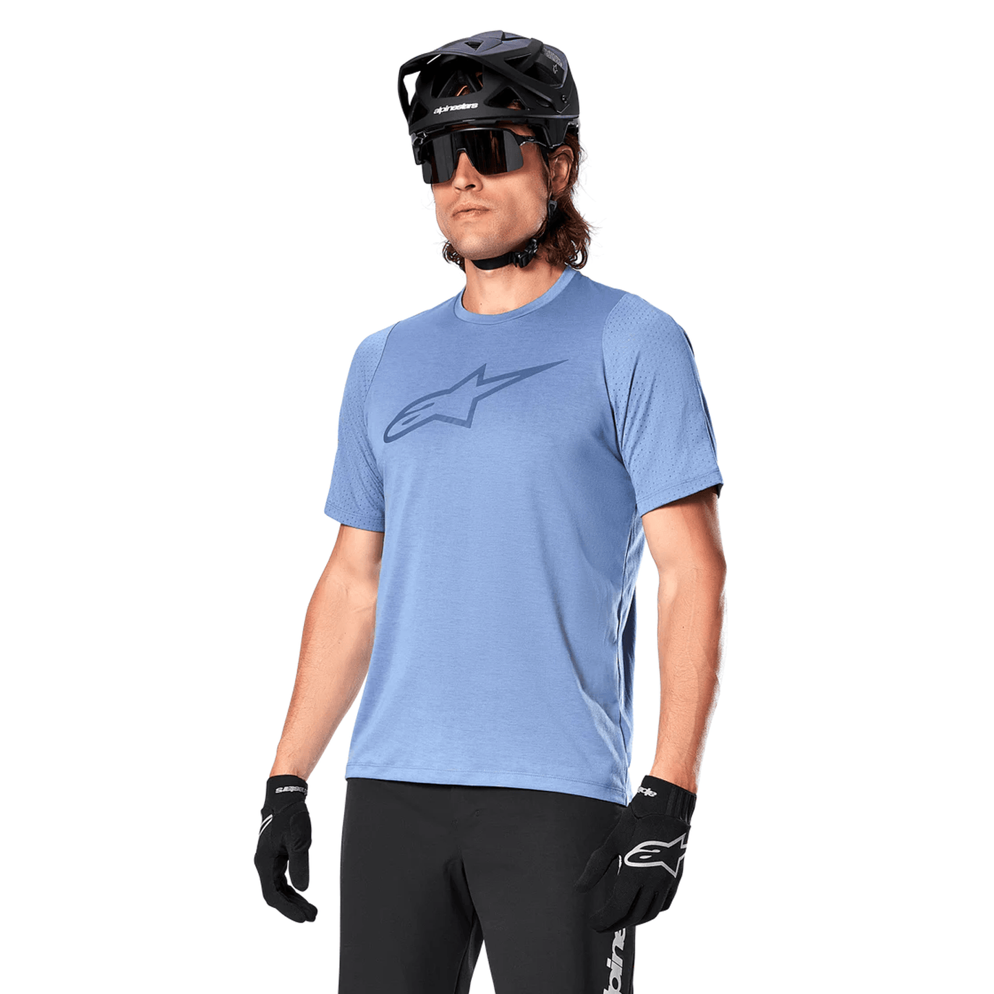 ALPINESTARS A-DURA ASTAR Dres s krátkým rukávem modrý
