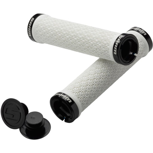 Chwyty SRAM Lock-On 130 mm białe