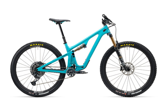 YETI SB120 29" T-SERIES-sæt og FACTORY T1 Turquoise 2024 monteringssæt