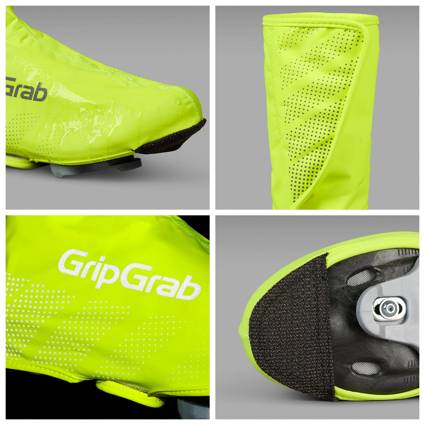 Støvleovertræk GRIPGRAB RIDE Hi-ViIS WATERPROOF Gul