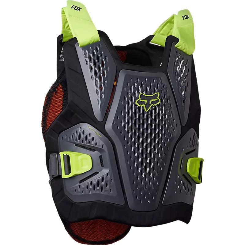FOX RACEFRAME IMPACT SB D3O skyddande haklapp svart/gul