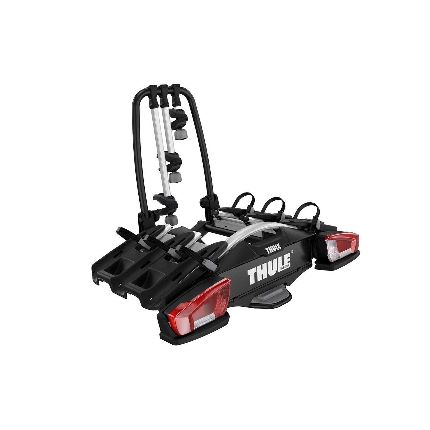 THULE VELOCOMPACT pakke med 3 cykelholdere + 4 cykeladaptere