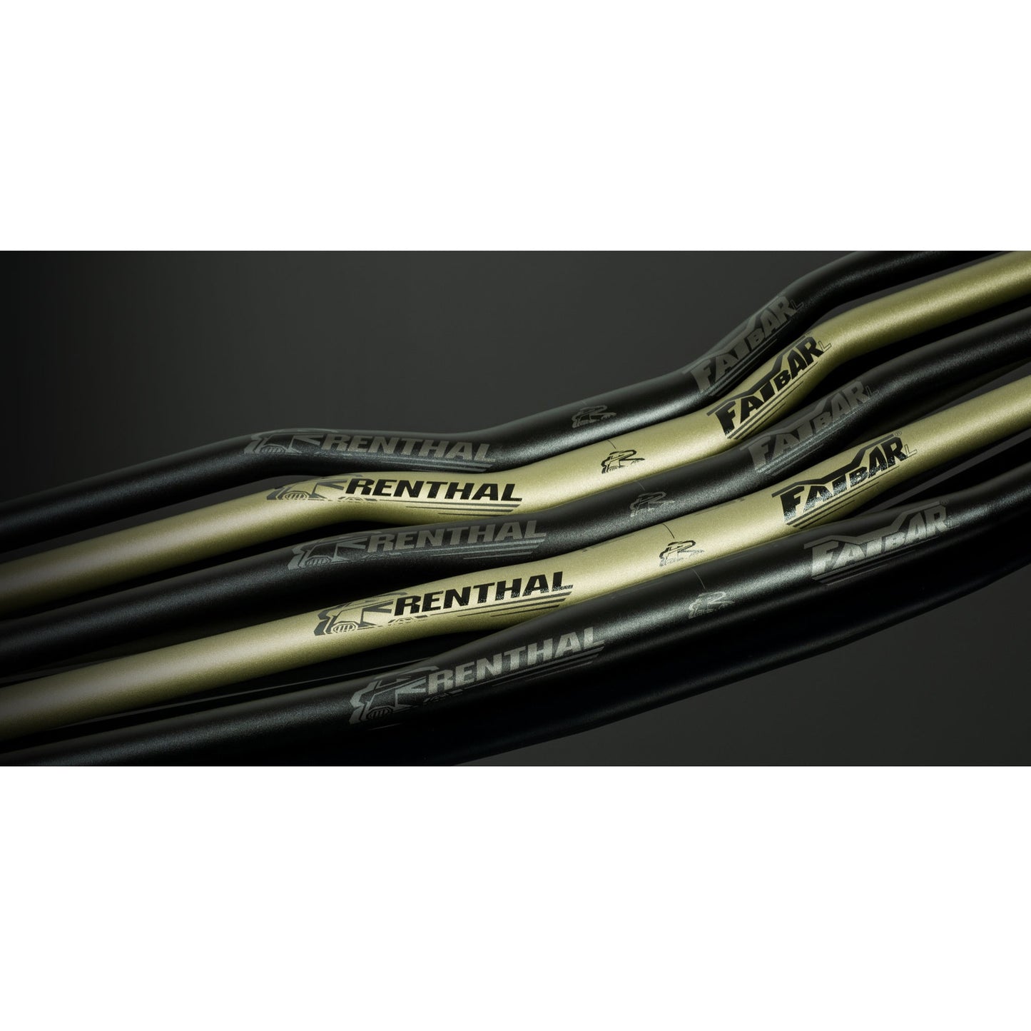 RENTHAL V3 FATBAR LITE Rise 20mm 760mm Sort bøjle