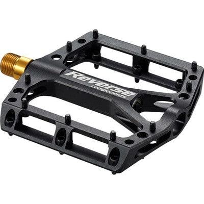Reverse Components BLACK ONE TITANIUM fladpedaler Titanium-aksel Sort