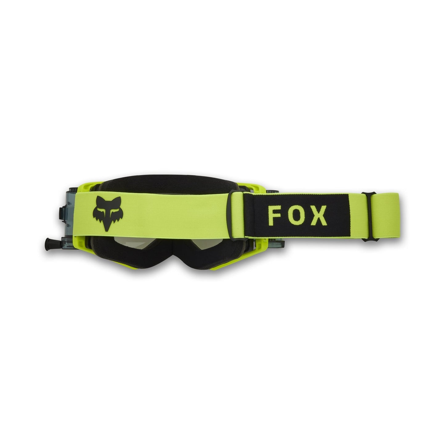FOX AIRSPACE ENDURO ROLL OFF Maska žlutá 2025