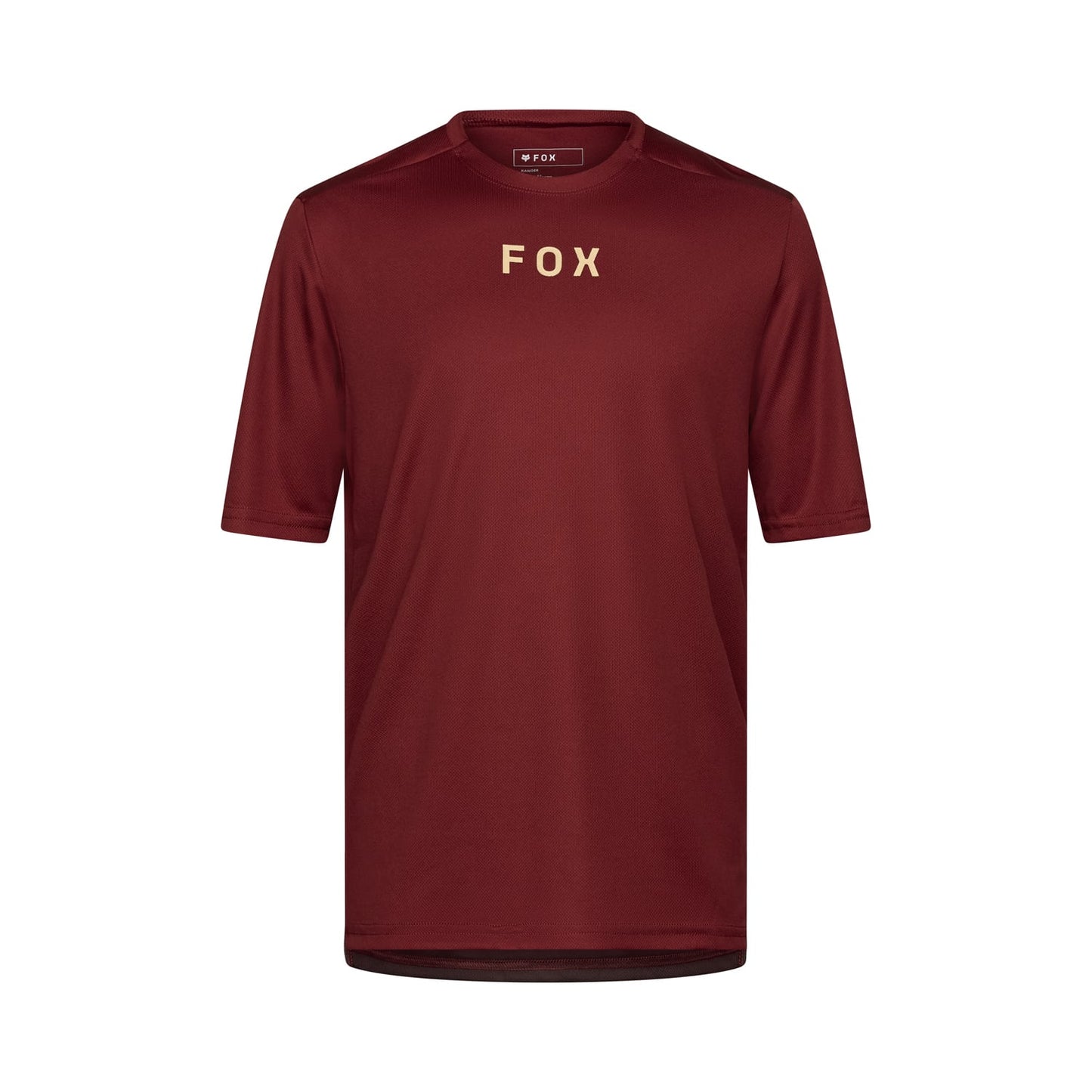 Koszulka z krótkim rękawem FOX RANGER WORDMARK Bordeaux 2025