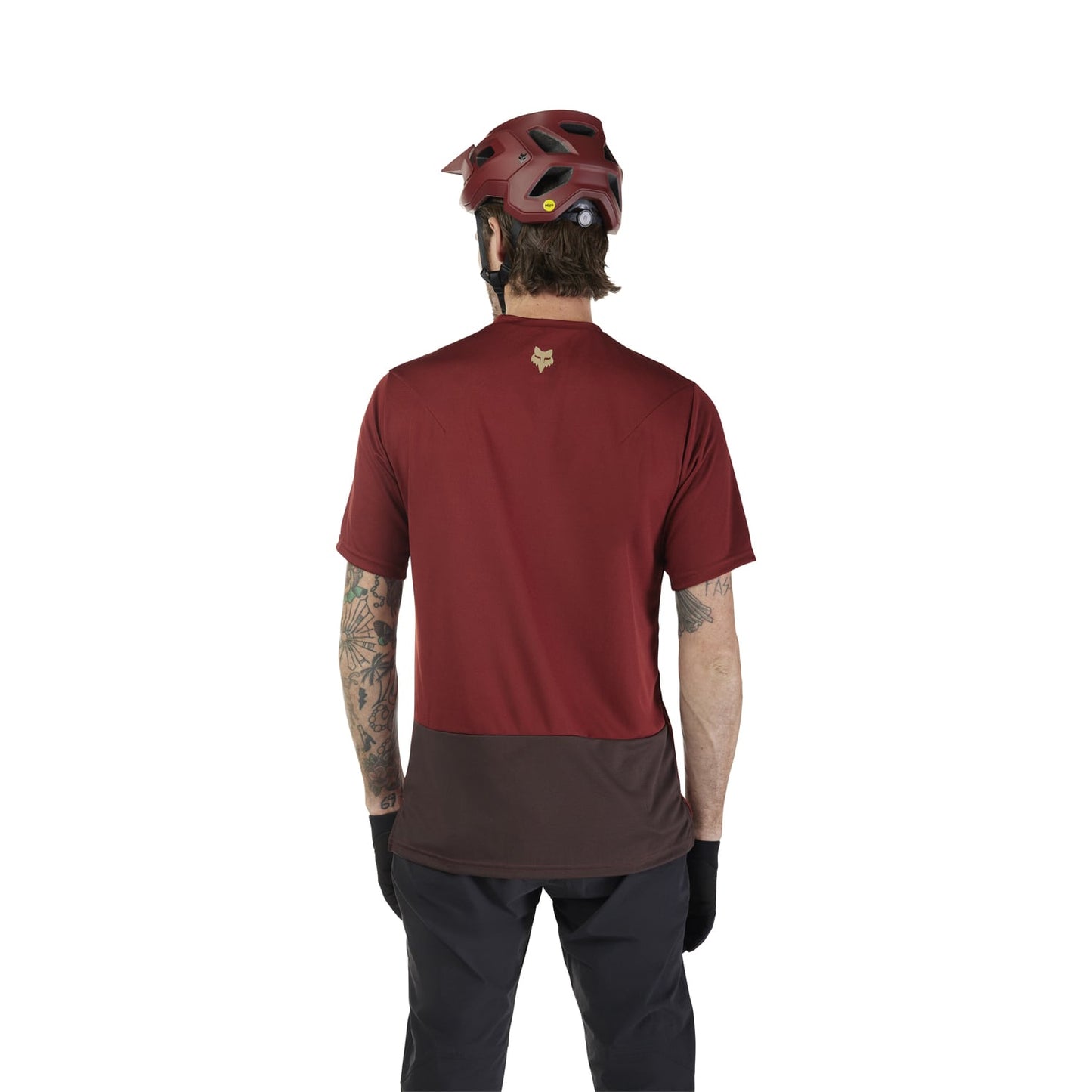 Koszulka z krótkim rękawem FOX RANGER WORDMARK Bordeaux 2025