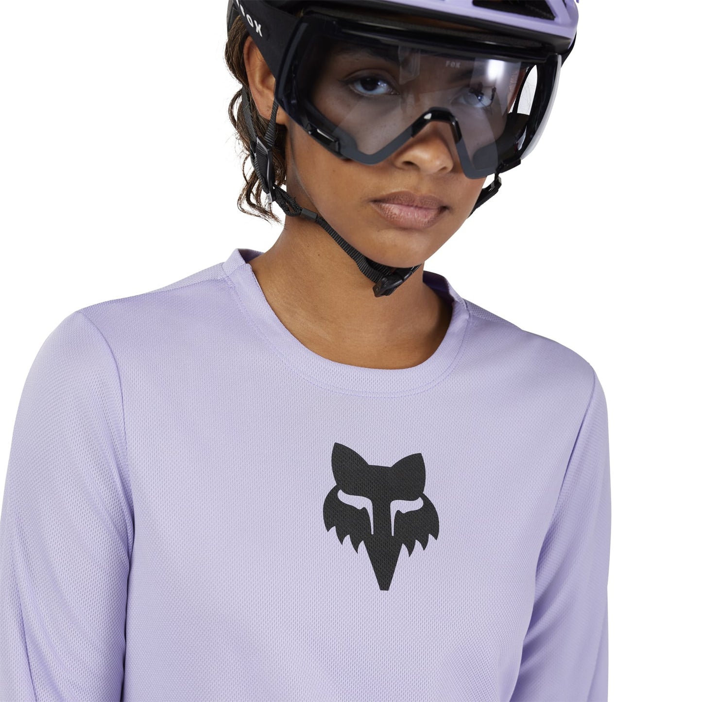 Dámský dres s dlouhým rukávem FOX RANGER HEAD Lilac 2025