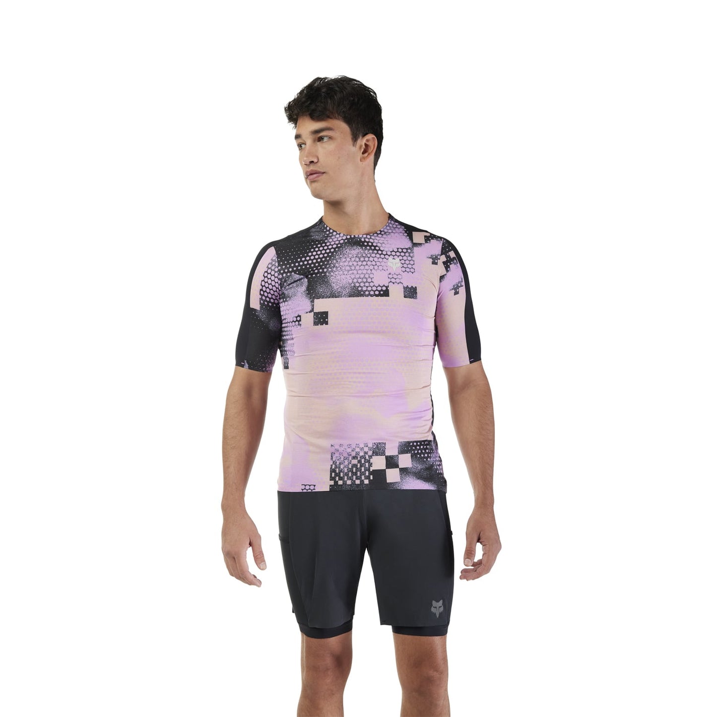 FOX FLEXAIR ASCENT PULSE Kortærmet Jersey Sort/Rose 2025