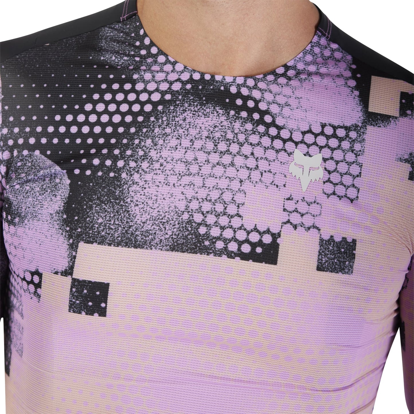 FOX FLEXAIR ASCENT PULSE Kortærmet Jersey Sort/Rose 2025