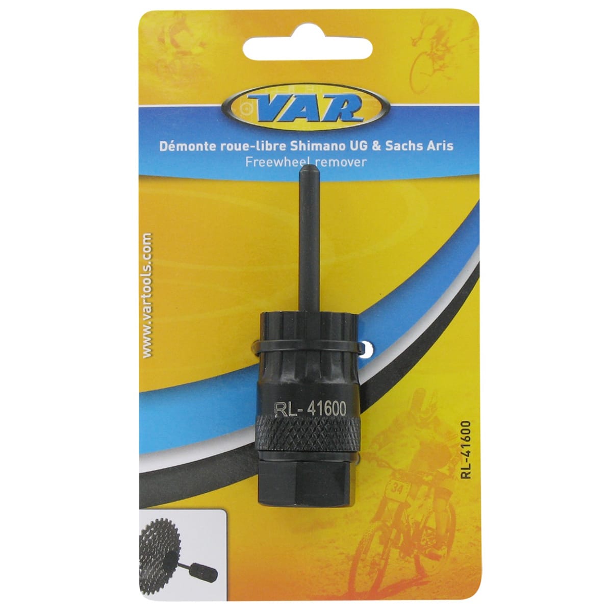 Demontáž volnoběžky s vodítkem VAR pro Shimano UG/Campagnolo/Sachs Aris