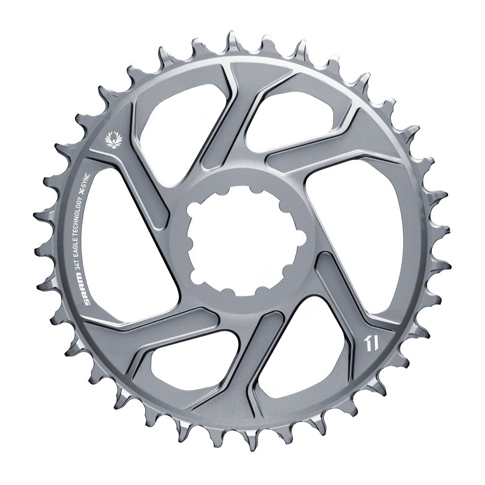 SRAM EAGLE X-SYNC 2 BOOST 11/12V direktmonterad 3 mm grå monokedjekrans