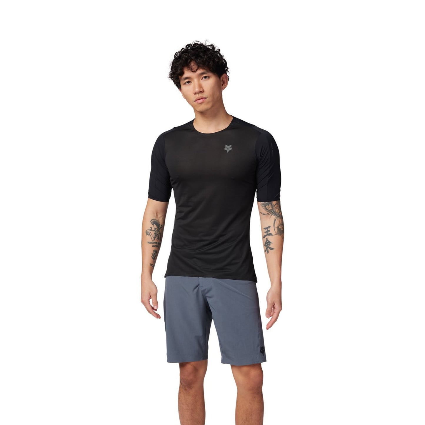 Maillot FOX FLEXAIR ASCENT Manches Courtes Noir 2025