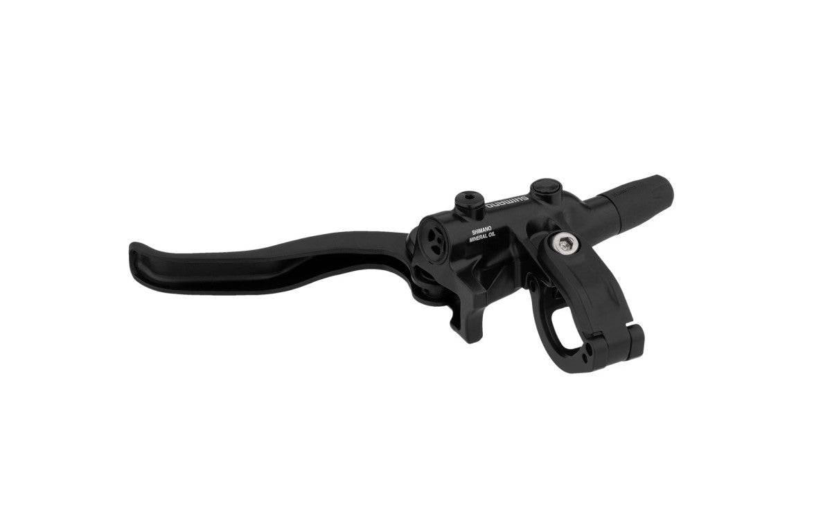 Lewa dźwignia hamulca SHIMANO M4100 z 2 palcami, czarna