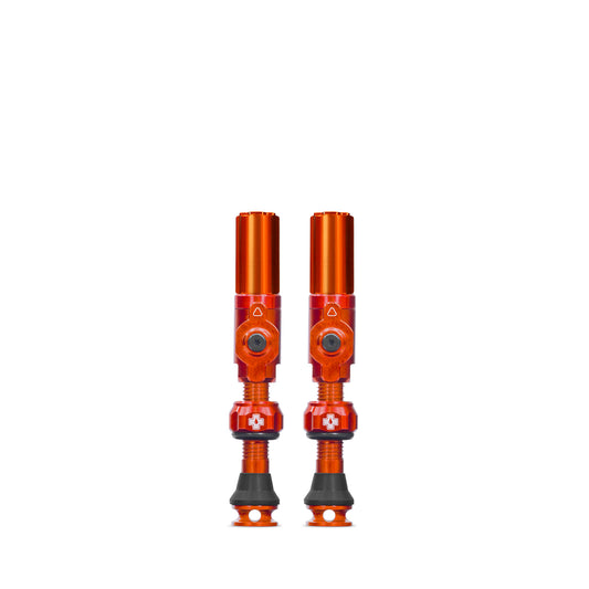 Slanglösa ventiler MUC-OFF Big Bore Hybrid (Schrader) Medium Orange