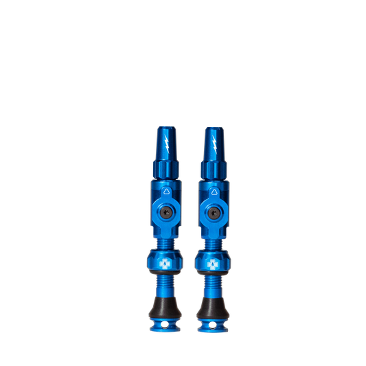 Zawory bezdętkowe MUC-OFF Big Bore Lite (Presta) Medium Blue