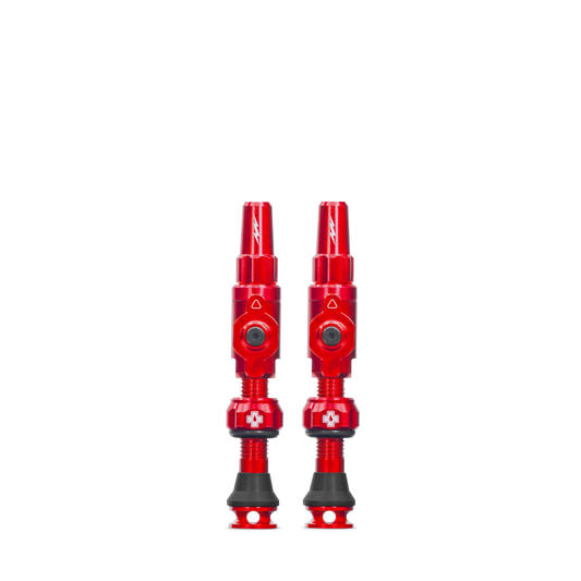 Slanglösa ventiler MUC-OFF Big Bore Lite (Presta) Medium Röd