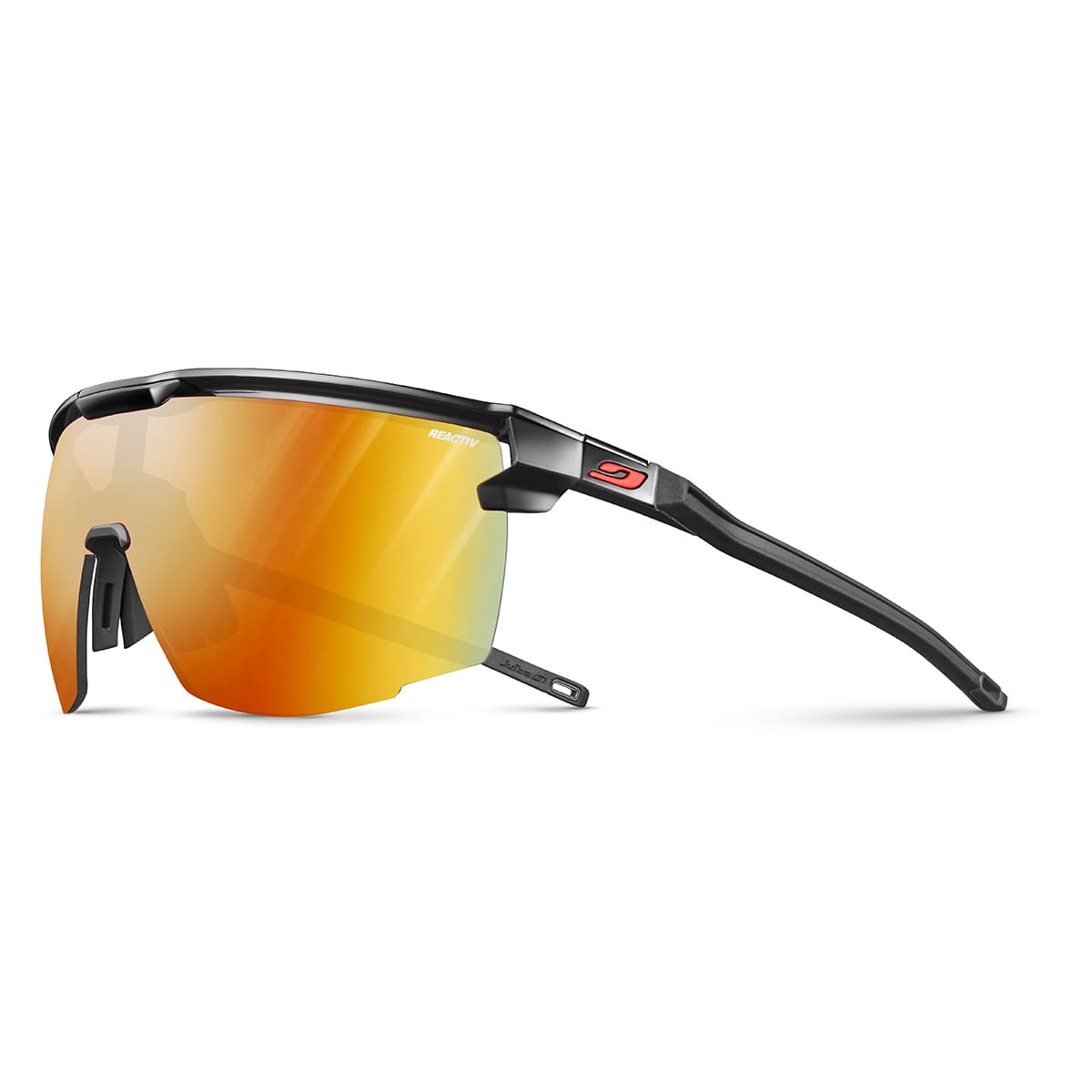 Brýle JULBO ULTIMATE Black/Red Reactiv Light Amplifer Photochromic