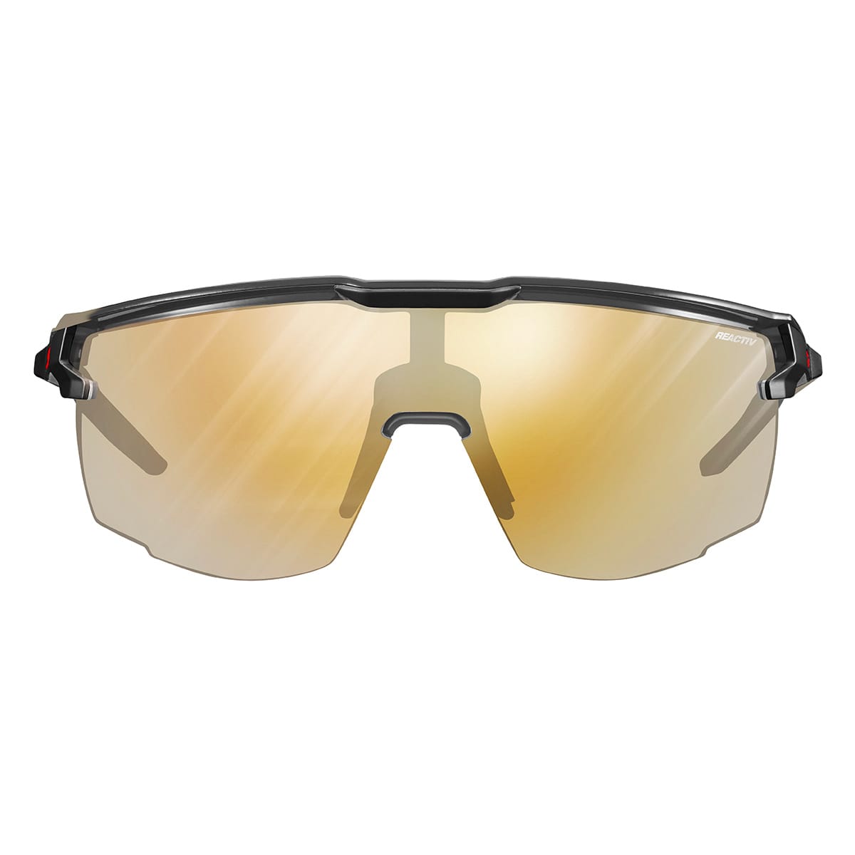 Brýle JULBO ULTIMATE Black/Red Reactiv Light Amplifer Photochromic