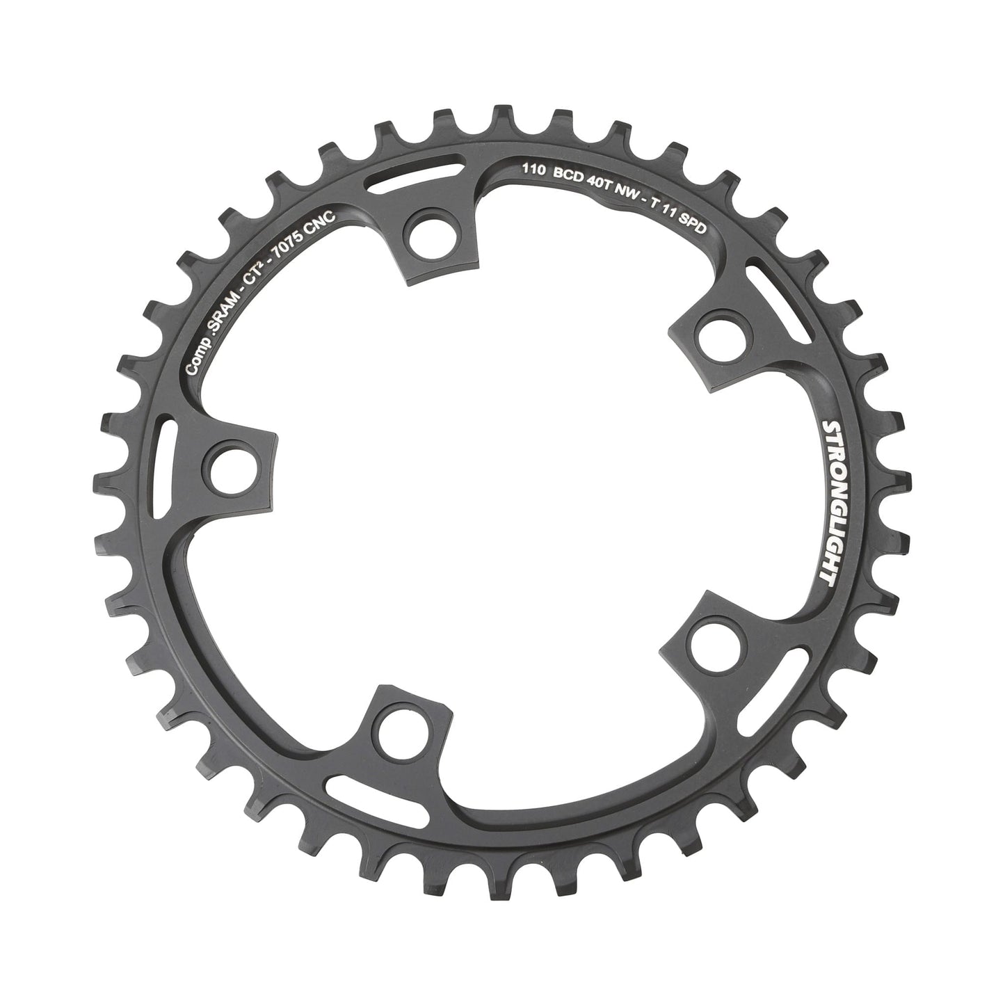 11V STRONGLIGHT CT² Sram Red/Force/Rival 110mm Mono řetězový kroužek