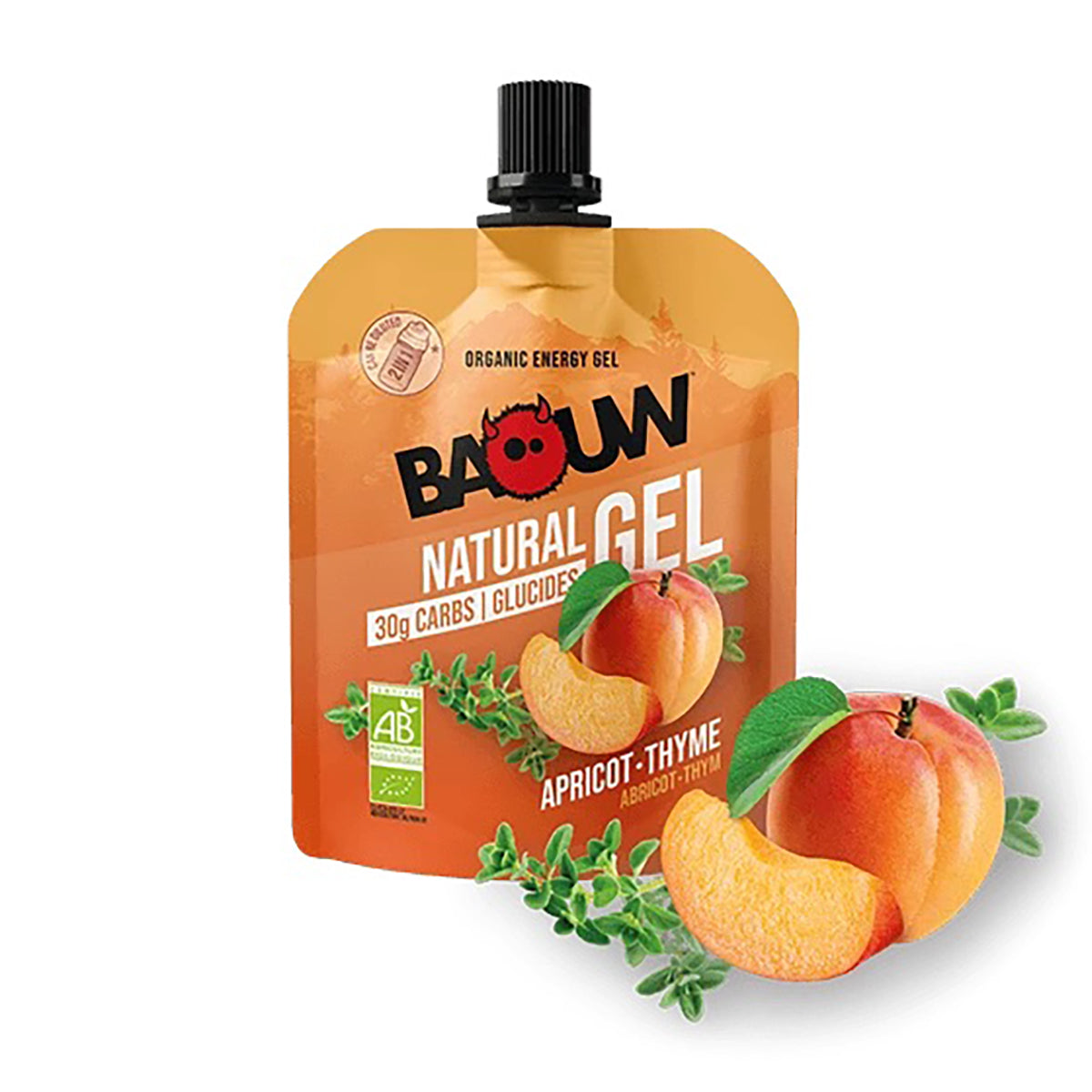 BAOUW Ekologisk Aprikos-Thyme Energy Gel (85g)