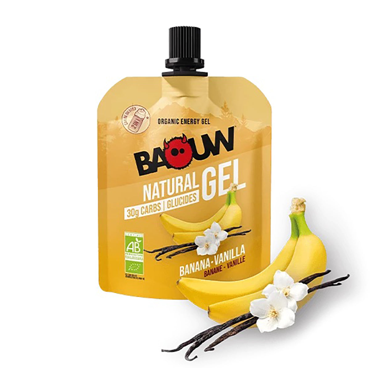 BAOUW ORGANIC Banana-Vanilla Energy Gel (85 g)