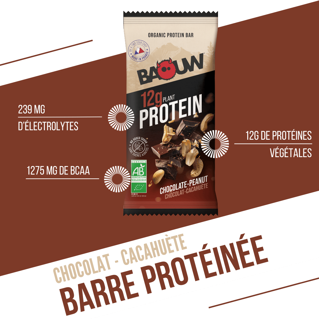 BAOUW ORGANIC EXTRA Proteinbar Choklad/Marshmallow (50 g)