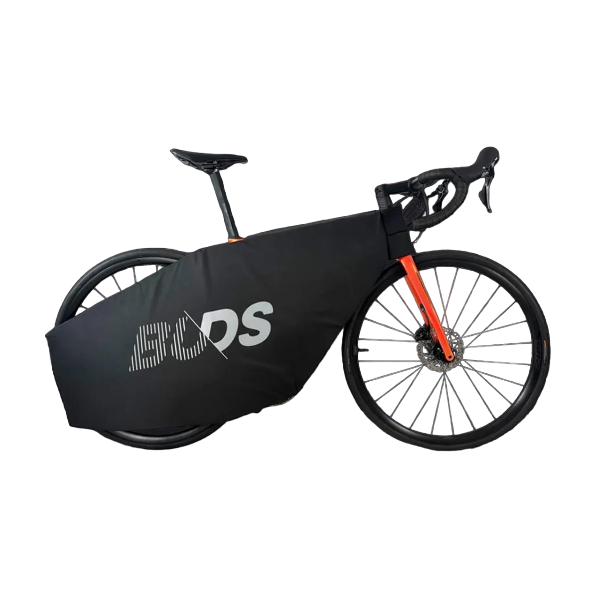 BUDS FRAME PROTECT MAXI Integrerat skyddshölje för cykelram för landsväg/mountainbike Svart