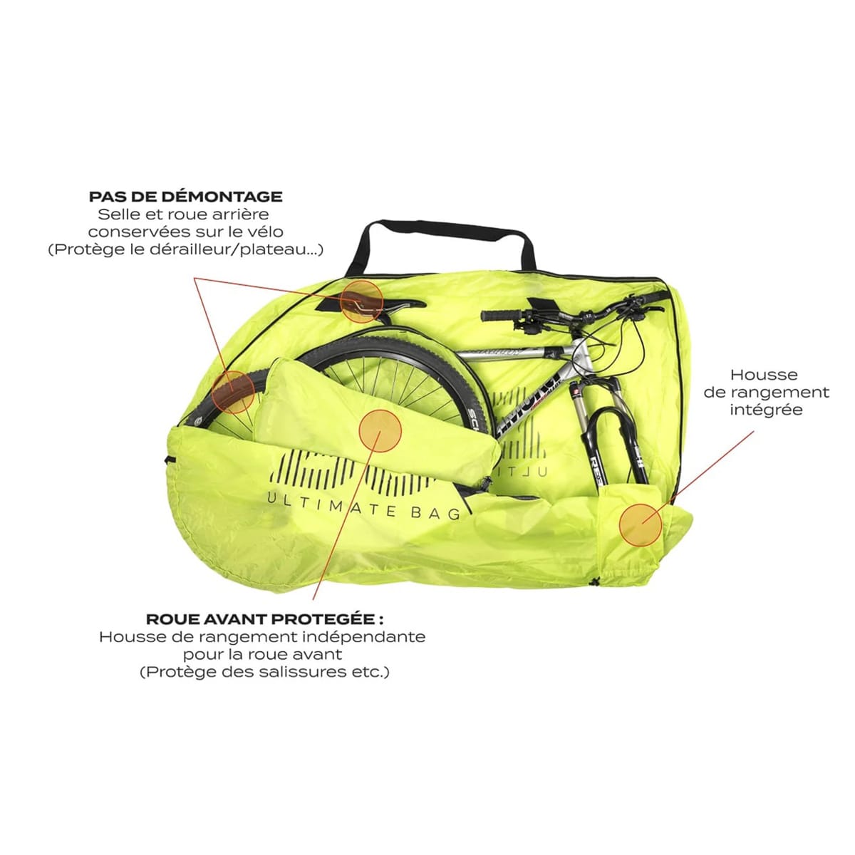 Obal na kolo BUDS MTBAG LIGHT Black