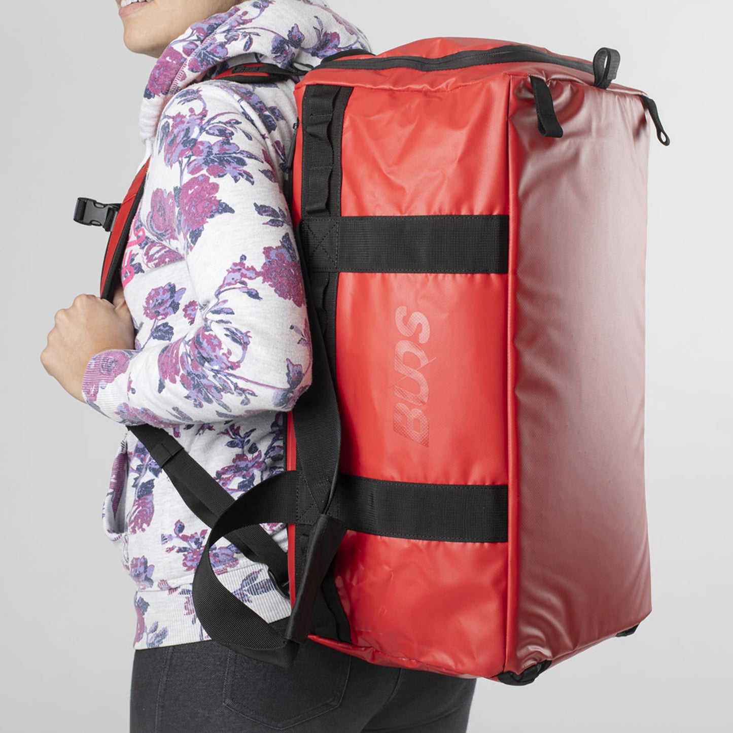 Resväska BUDS DUFFEL BAG MEDIUM 42 L Röd