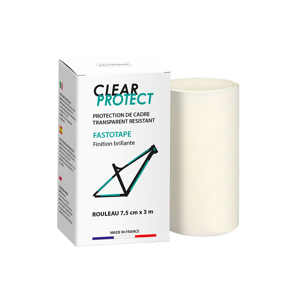 Självhäftande ramskydd CLEARPROTECT FASTOTAPE Glansigt 3 m x 7,5 cm