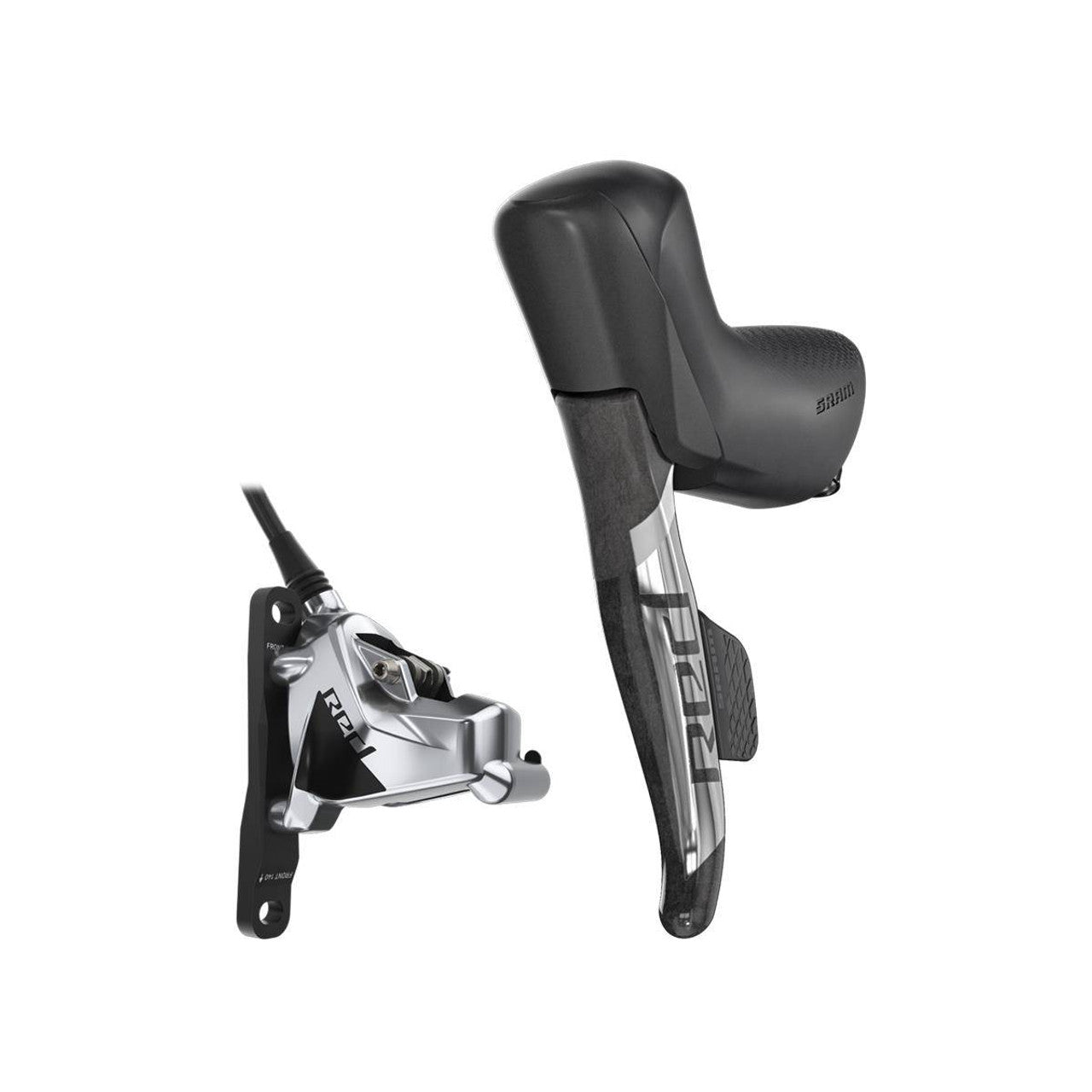 SRAM RED ETAP AXS Double Flat Mount Discless levá páka a přední třmen