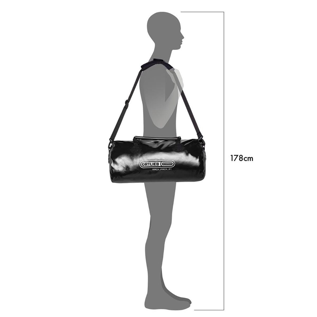 Torba podróżna ORTLIEB RACK-PACK 31 L czarna