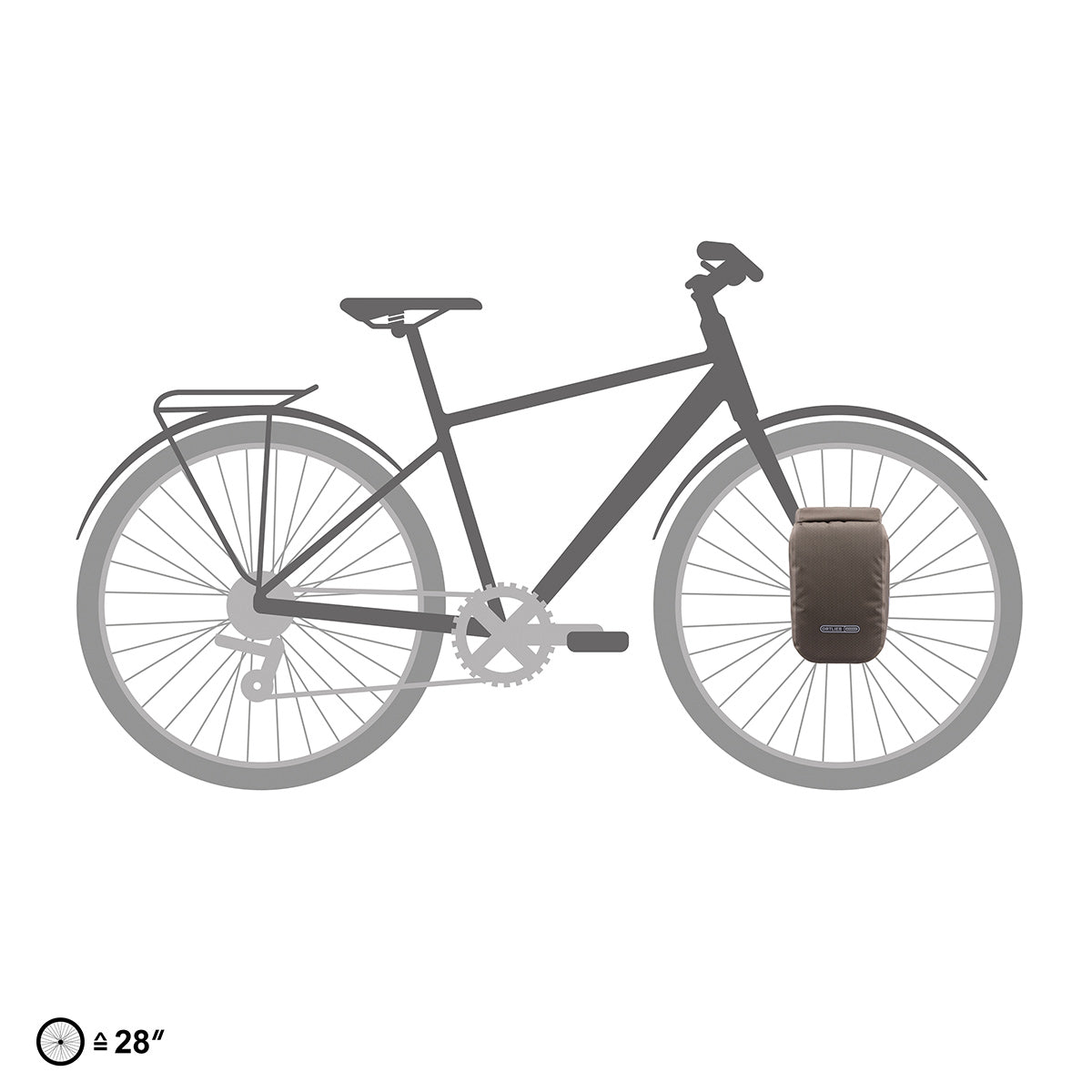Torba ORTLIEB FORK-PACK 5.8 L Szara