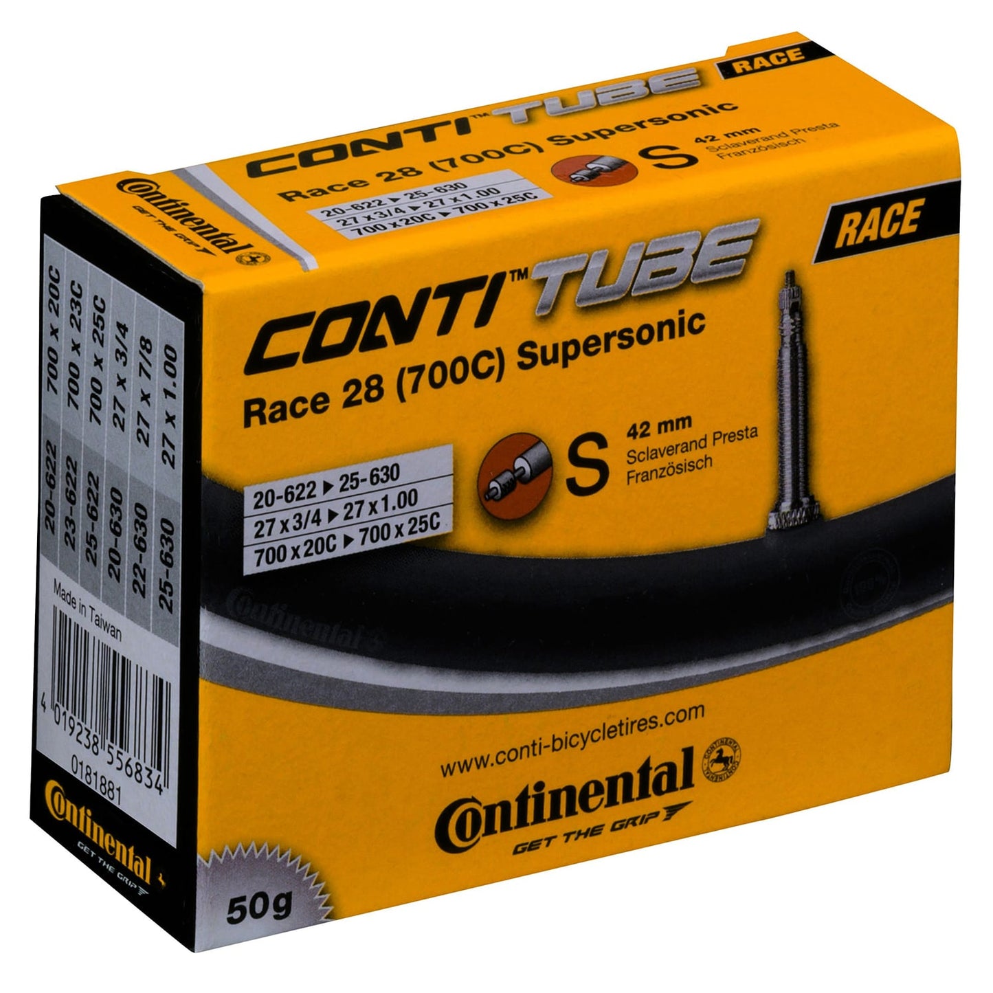 CONTINENTAL RACE SUPERSONIC innerslang 700x20/25c Presta