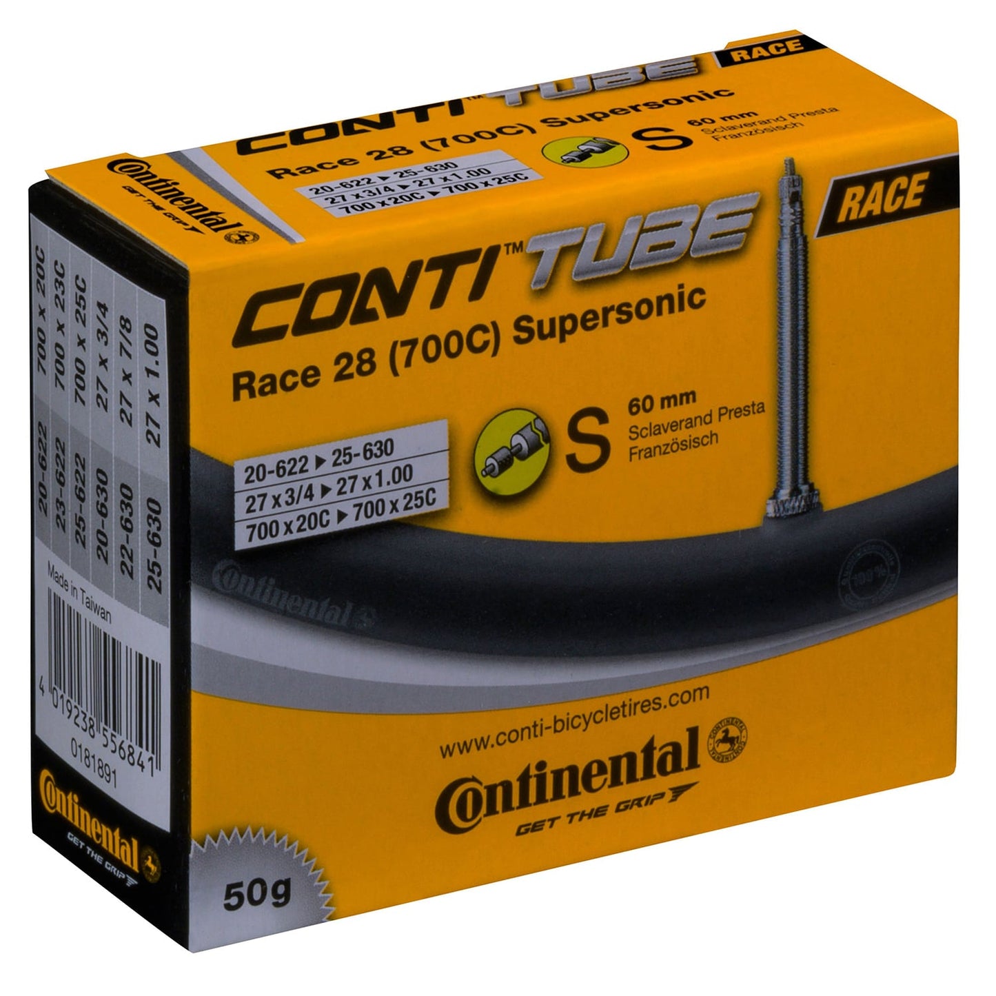 CONTINENTAL RACE SUPERSONIC innerslang 700x20/25c Presta