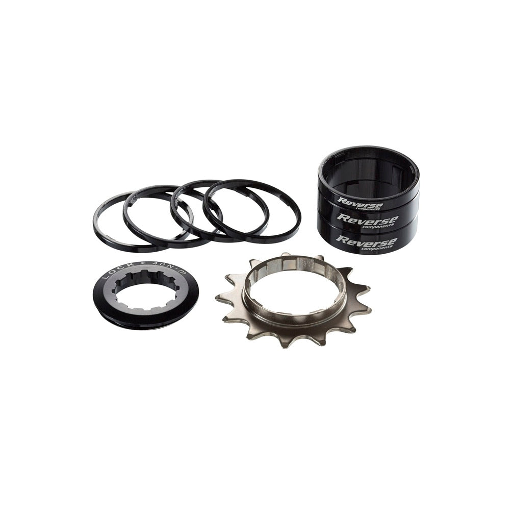 Reverse Components Single Speed Kit med 13-tands tandhjul sort