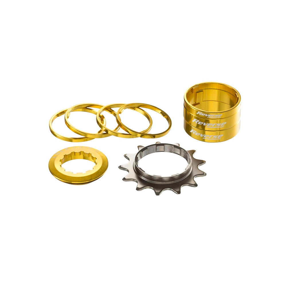 Jednorychlostní sada Reverse Components s 13 raketami Gold