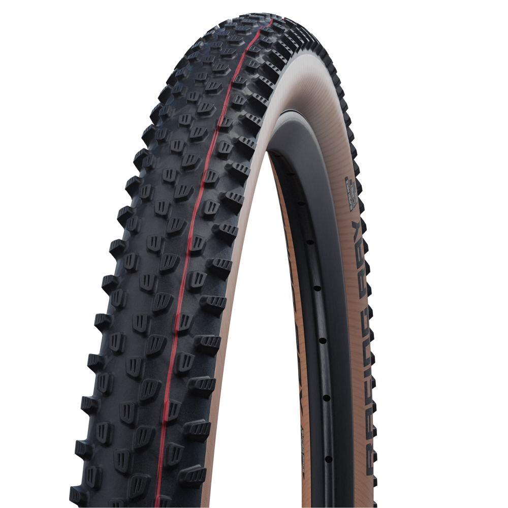 SCHWALBE RACING RAY 29x2.35 ADDIX SPEED SUPERRACE Tubeless Ready Soft Black/Brown-dæk