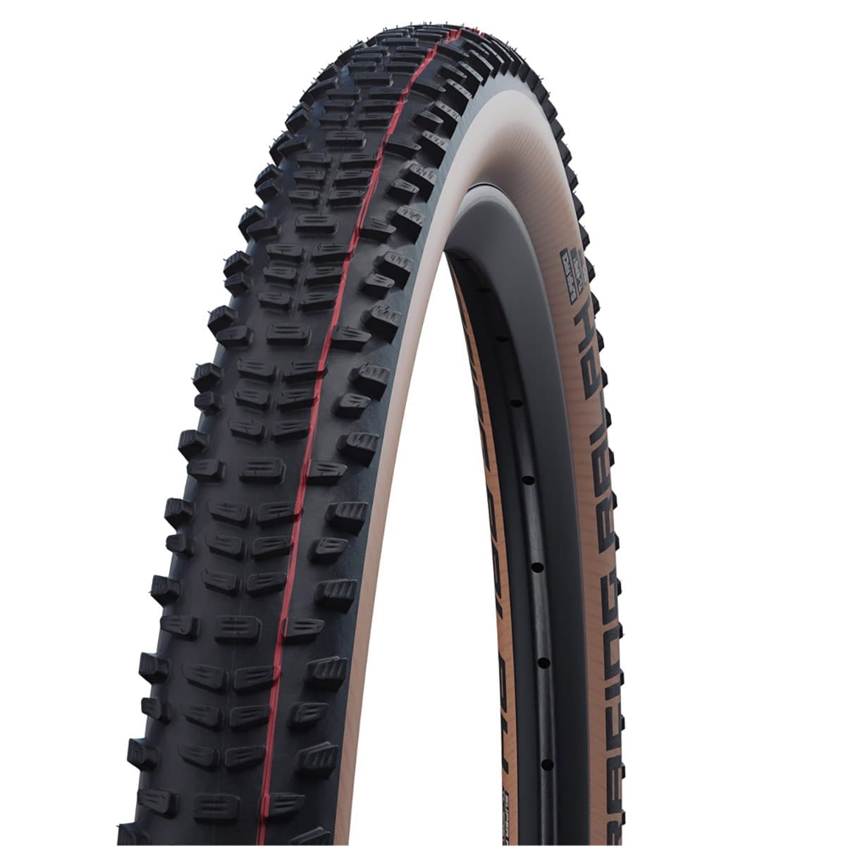 SCHWALBE RACING RALPH 29x2.25 ADDIX SPEED SUPERRACE Tubeless Ready Soft Black/Brown-dæk