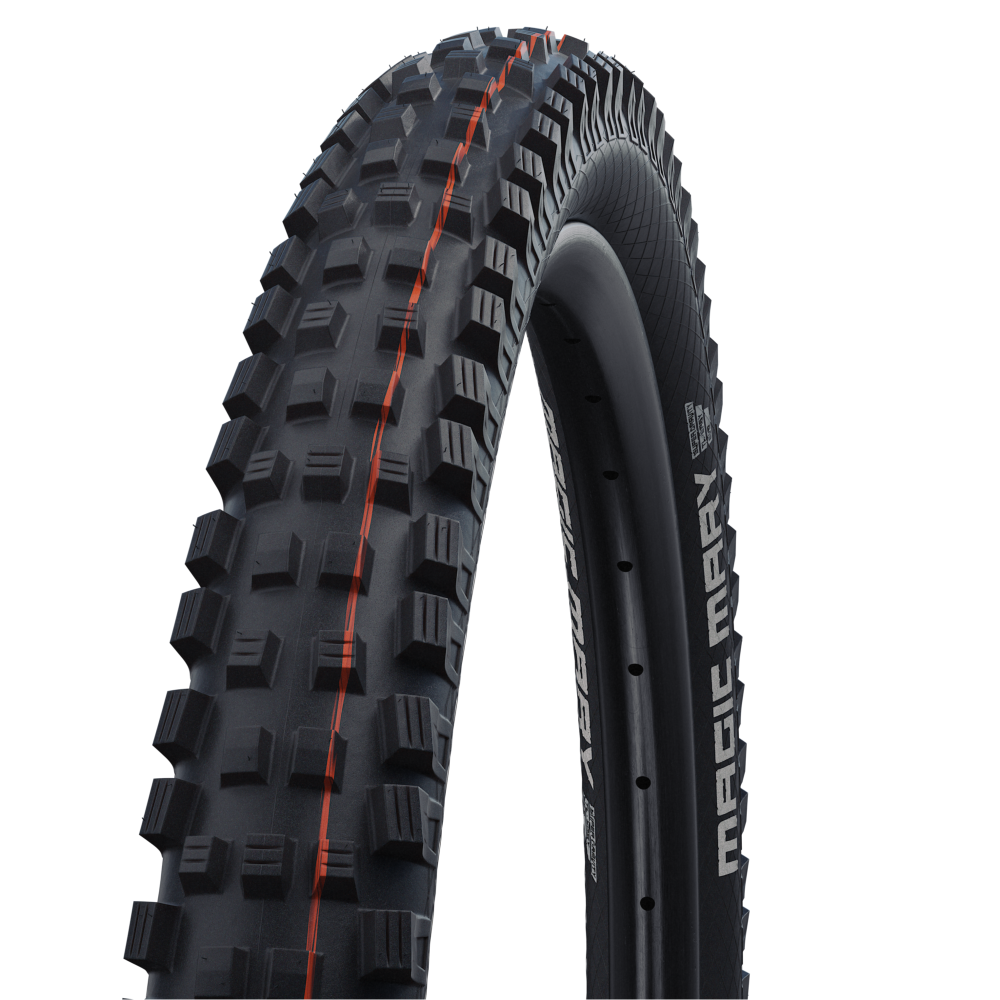 SCHWALBE MAGIC MARY 29x2.60 ADDIX SOFT SUPERGRAVITY Tubeless Ready Soft Black-dæk