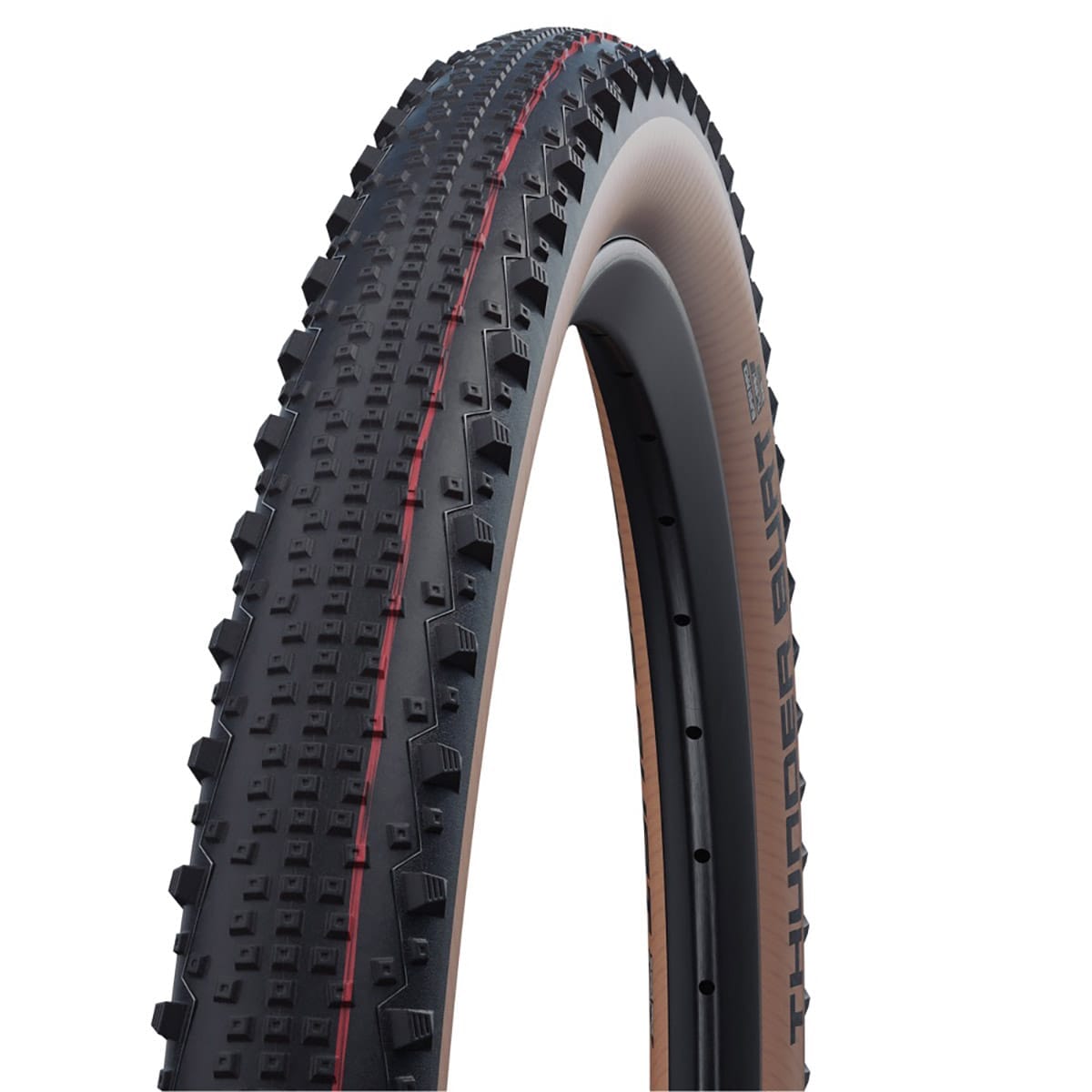 SCHWALBE THUNDER BURT 29x2.25 ADDIX SPEED SUPERRACE Tubeless Ready Soft Black/Brown-dæk