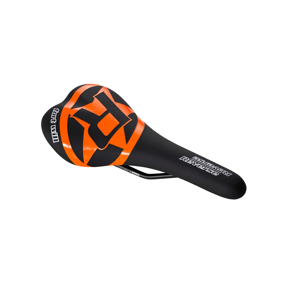 Reverse Components FORT WILL STYLE Skinner CrMo Sadel Sort/Orange