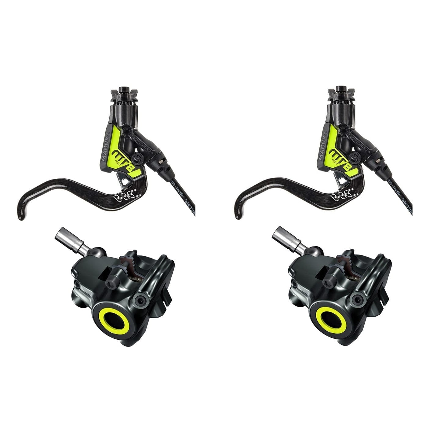 Pár bezdiskových brzd MAGURA MT8 SL FLATMOUNT
