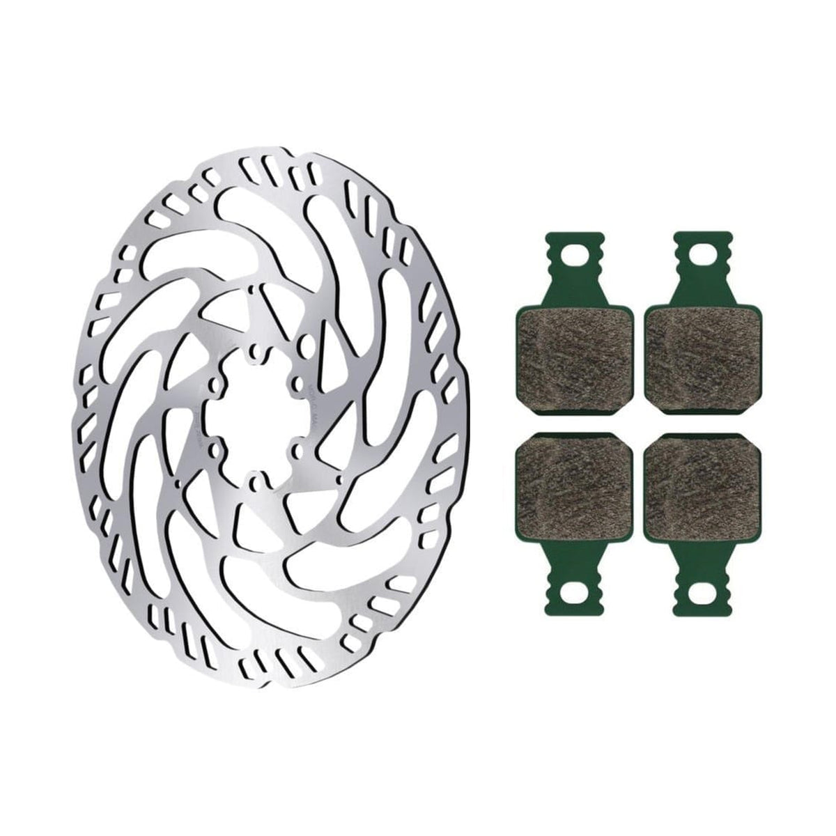 Disque MAGURA MDR-C + Plaquettes 8.S MT eSTOP 6 Trous Argent